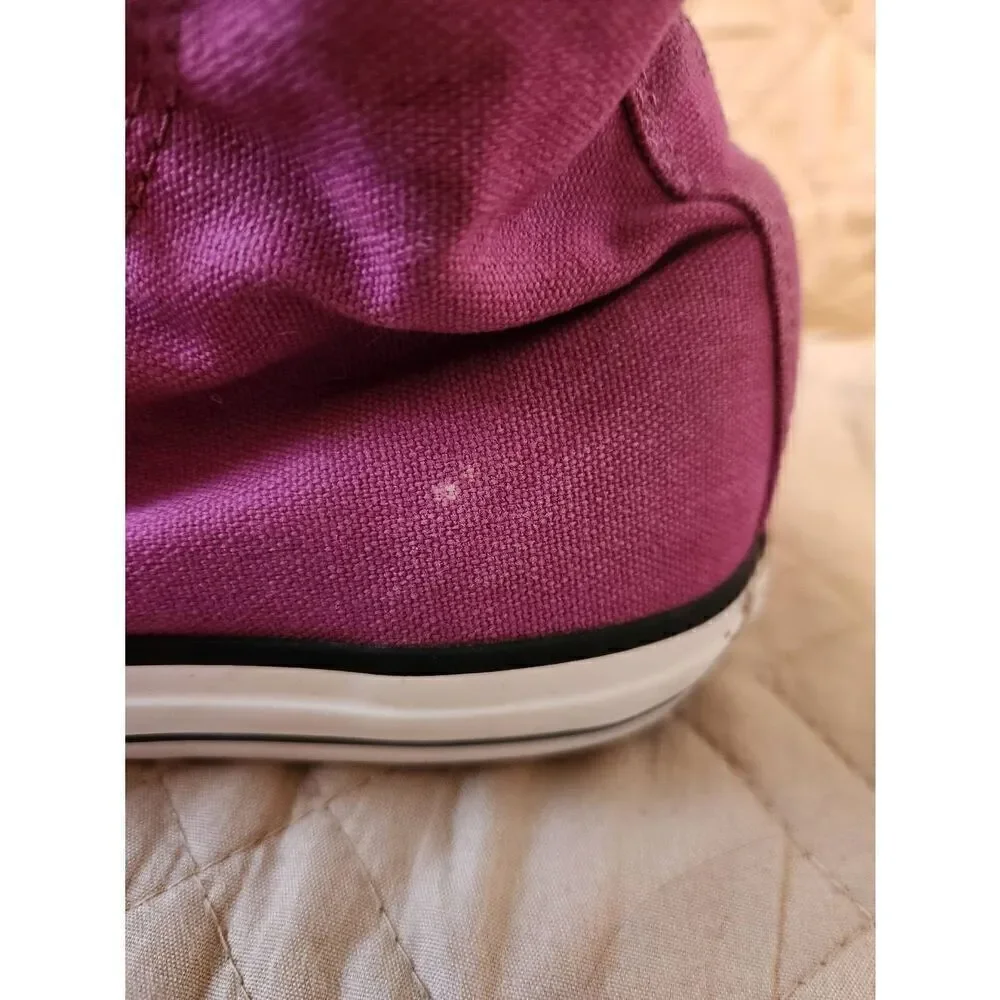 Converse All Star Chuck Taylor, Pink shoe with Green Cheetah print tongue size